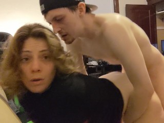 Heather Kane Tricks College Boy into Filling her up with Cum!