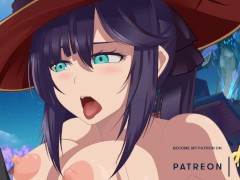 GENSHIN IMPACT HENTAI MONA BIG TITS TITJOB