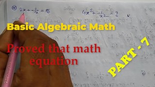 Basic Algebra Math Slove by Bikash Edu Care Episode 7
