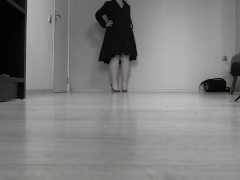 ASMR. ASMR sound of a mature BBW MILF's heels hitting hardwood floors.