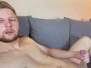 Preview 5 of Sweet Teen is Horny and masturbate on his couch