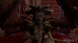Diablo 4 Gets A Sensual Handjob From Lilith