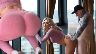 Hot milf with big ass is my birthday present on the 21st floor. Rough fuck. DessertLady.