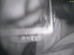 Ebony BBW Wearing Glasses Sucking My Cum Out In My Truck