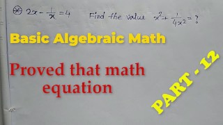 Basic Algebra Math Slove by Bikash Edu Care Episode 12