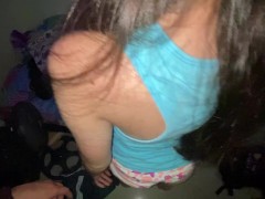 I PLAY WITH TINY STEPDAUGHTER - MY BABE LOVES MY COCK - Screenshot 1 of 16 - Babe