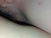 Preview 2 of Playing with my stepsister on the chair and I cum inside