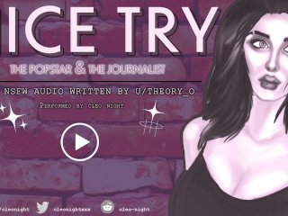 NICE TRY...the_Popstar Makes a Journalist_Cum in the Middle of the_Party [F4F][script Fill][AUDIO]
