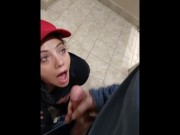 Preview 6 of Heather Kane Gets Gas Money for Facial from Stranger in Public Bathroom