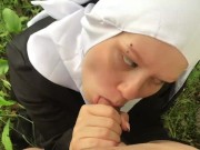 Preview 4 of NAUGHTY NUN IS FOUNDED IN THE FOREST