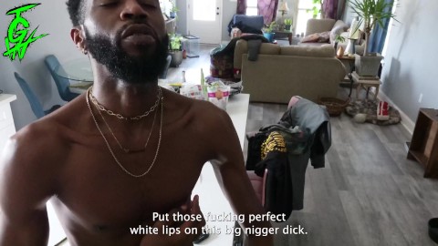 Verbale Black Nigga houdt van raceplay