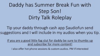 Papa s’amuse Summer avec son beau-fils (Dirty Talk Roleplay Verbal Audio)