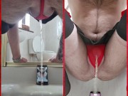 Preview 4 of Pissing through a g-string dual view