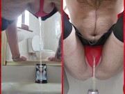 Preview 6 of Pissing through a g-string dual view