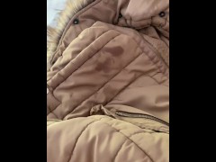 For all fetishist of down jacket, jacket, sperm on fluffy jacket - Screenshot 9 of 16 - Straight Jacket
