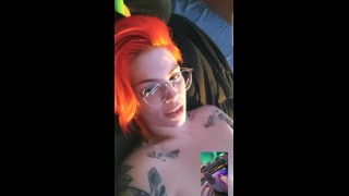FaceTimed my ex while bf was out cause his cock is my favorite