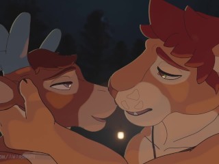 Feu Au Bord De La Cheminée TEASER Animation Poilue Gay