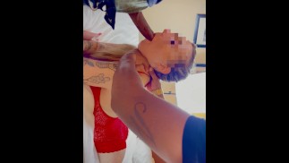 ОМФГ!! 😱 ДВА ЧЛЕНА ПО ОЧЕРЕДИ ЯРОСТНО ВХОДЯТ МНЕ В ГОРЛО!