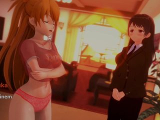 bulma hentai, parody, visual novel, cartoon