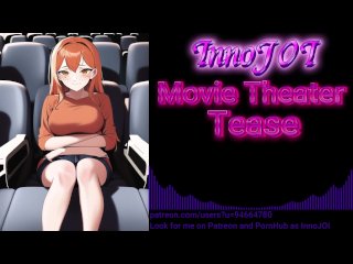 Movie Theater Tease Girlfriend Wants to HaveFun Instead (Hentai JOI_RP)