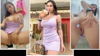 A 23-Year-Old Colombian Woman Masturbates In Colombia's JENIFERPLAY Commercial Center