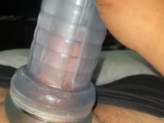 Playing with my sex toy
