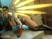 Preview 1 of Mercy Taken from Behind on the Table Doggy [Grand Cupido]( Overwatch )