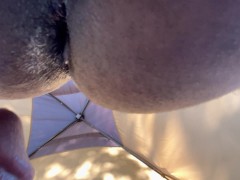 First time bbc for girl next door Fuck outdoors on the hot tub