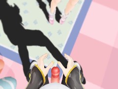 Ballbusting Animation - Kizuna Ai Valentine's Day Kicks