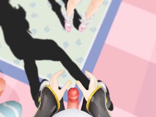 Ballbusting Animation – Kizuna Ai Valentine’s Day Kicks