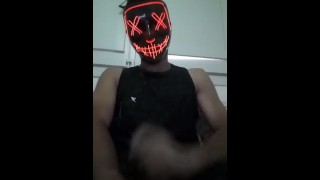 Orgasm with mask