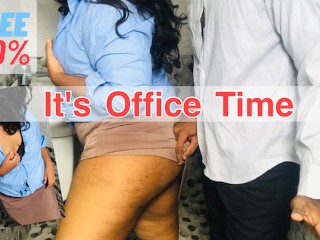 It's Office Time Real Sex Story at Wash Room | Boss මට දැන් හැමදාම. මල ..
