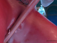 Devil's Cookie Ending II (Giantess, Insertion/Unbirth, Absorption, Vore, Feet)