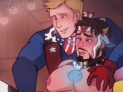 Hombre De Hierro x Capitán América - Steve Rogers x Tony Stark Gay ...