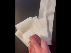 JACKING OFF MY VIRGIN COCK