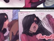 Preview 2 of Adult Slutty Violet and Milf (The incrediFucks Hentai)