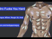 Preview 4 of Straight Step Bro Fucks You Hard! | Erotic Audio For Men