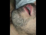 Preview 3 of French boy drink cum form men condom.