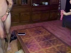 Горячая Нимфа брызжет от двойного проникновение. Измена с незнакомцем. (With subs) - Screenshot 7 of 16 - Double Penetration