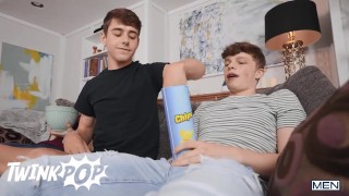 New Stepdad Proves to Rude Stepson He Can Fit In with Kinky Ass Play & Fuck - DisruptiveFilms