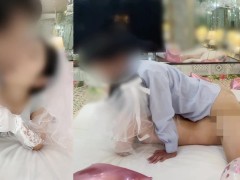 【寝取られ結婚式】「旦那より気持ちいい…中出しして…！」新妻の不倫・托卵・背徳感 - Screenshot 11 of 16 - 日本人