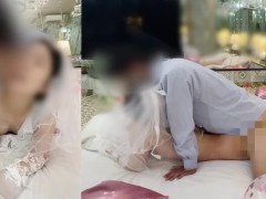 【寝取られ結婚式】「旦那より気持ちいい…中出しして…！」新妻の不倫・托卵・背徳感