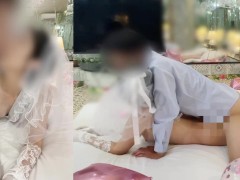 【寝取られ結婚式】「旦那より気持ちいい…中出しして…！」新妻の不倫・托卵・背徳感 - Screenshot 14 of 16 - Amateur