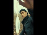 Middle eastern guy swallows cum from found friends condom and then big cums on eated condom