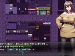 【エロゲー実況(体験版)】#01 深夜露出 ～女子大生の私が露出にハマるまで～ 野外で爆乳JDが黒ストッキングやパンツ脱いでオナニーしたら男に中出しセックスされてしまい・・(痴女爆乳JD同人エロゲー) - Screenshot 14 of 16 - Hentai Game