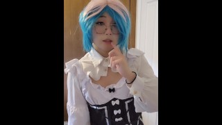 The Adorable Femboy Maid Is Running Late