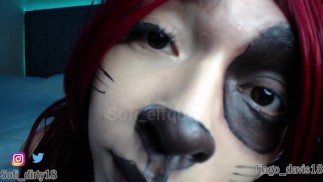 CV Ich bin dein kleiner Welpe, der sabbert, keucht