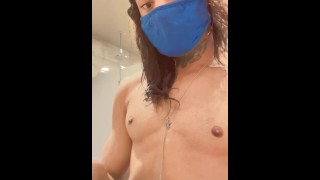 Sexy HOT WolfBoy In Gym Showers Dancing Naked Big Ass