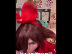 Amber Genshin Impact masturbation