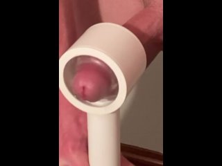 fuck machine orgasm, toys, automatic stroker, hands free